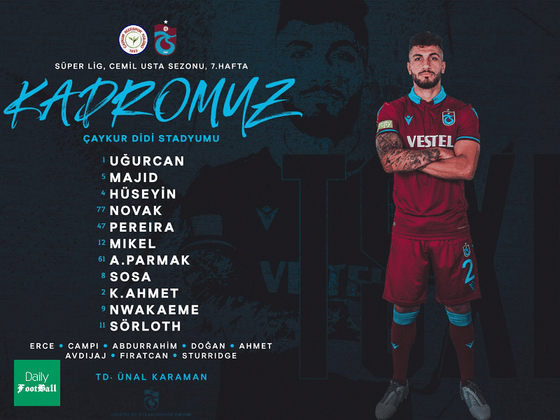 مجید حسینی در ترکیب ترابزون اسپور مقابل ریزه اسپور