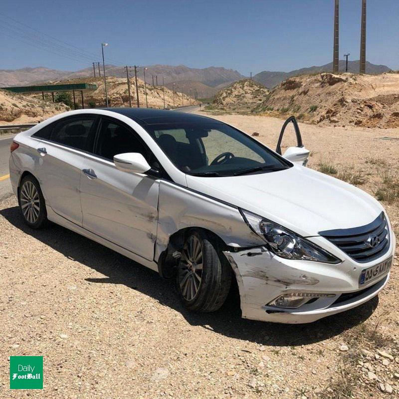 ستاره پرسپولیسی از تصادف جان سالم به در برد ستاره پرسپولیسی از تصادف جان سالم به در برد