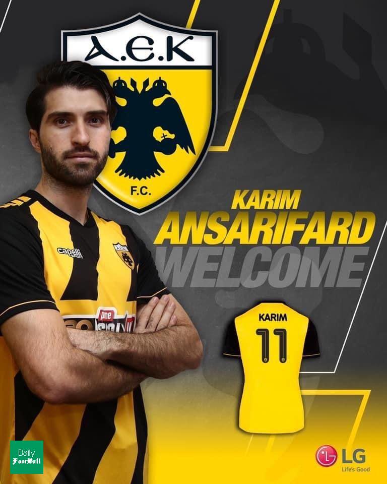 کریم انصاری فرد به آاک آتن پیوست کریم انصاری فرد به آاک آتن پیوست