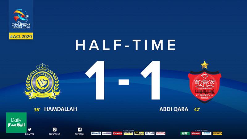 نتیجه بازی پرسپولیس و النصر عربستان در نیمه نهایی لیگ قهرمانان آسیا 2020 نتیجه بازی پرسپولیس و النصر عربستان در نیمه نهایی لیگ قهرمانان آسیا 2020