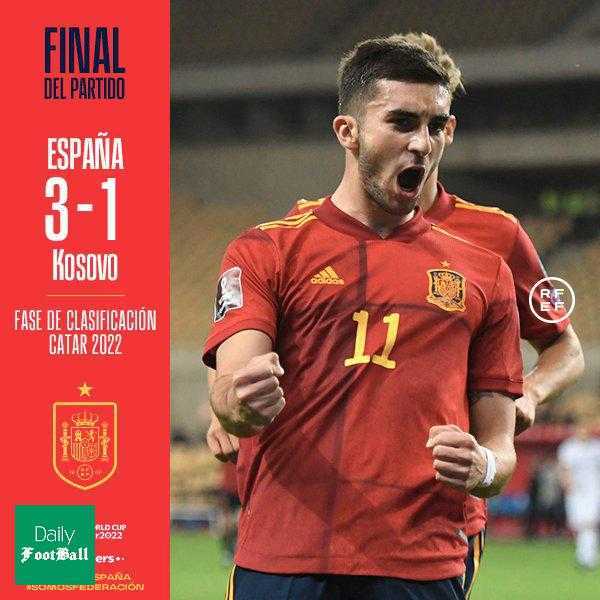 نتیجه بازی اسپانیا و کوزوو| پیروزی راحت ماتادورها | دیلی فوتبال