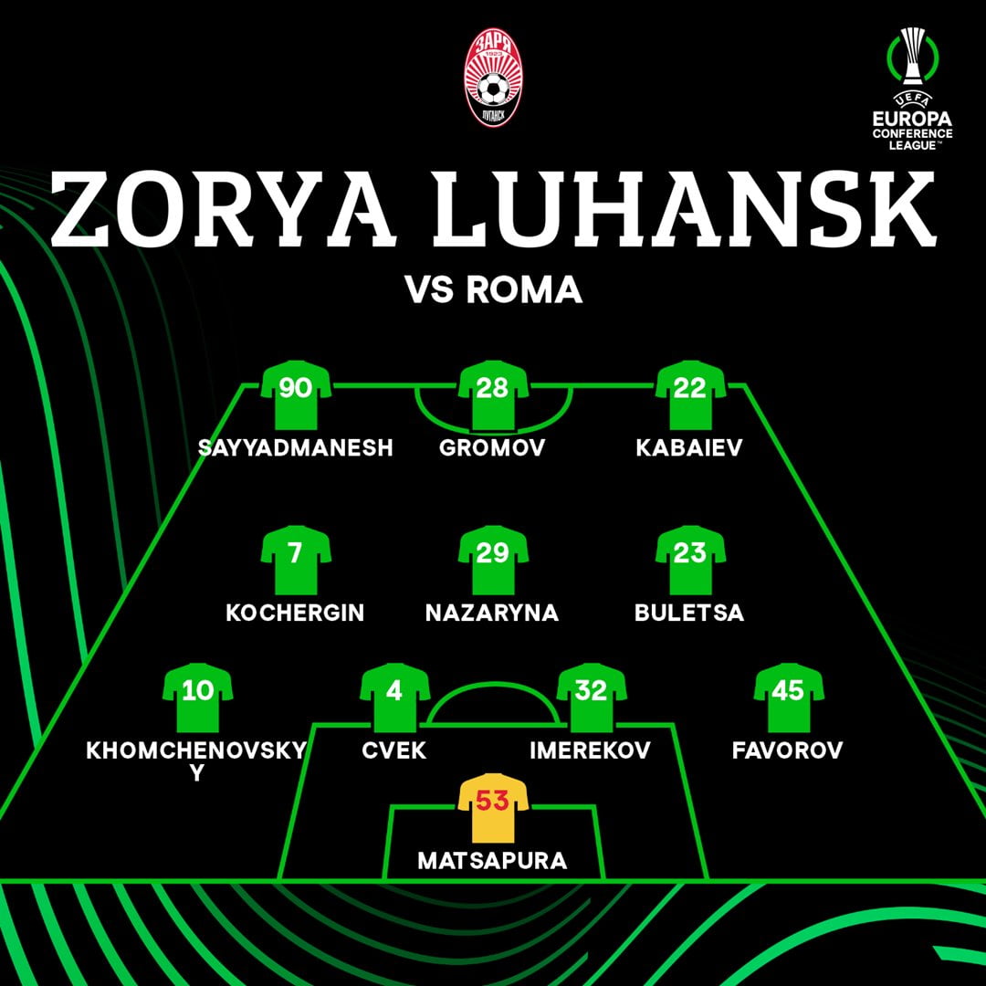 صیادمنش در ترکیب زوریا مقابل رم برای بازی امشب 8 مهر 1400 | دیلی فوتبال