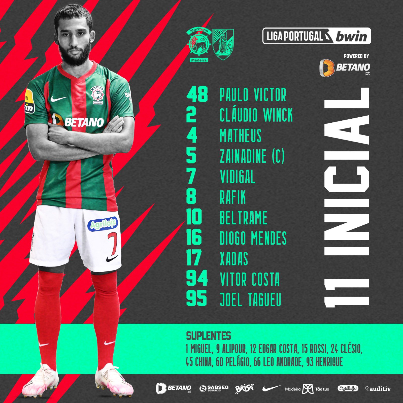 علی علیپور روی نیمکت ماریتیمو مقابل ویتوریا برای بازی امشب 22 اسفند 1400 علی علیپور روی نیمکت ماریتیمو مقابل ویتوریا برای بازی امشب 22 اسفند 1400 | دیلی فوتبال