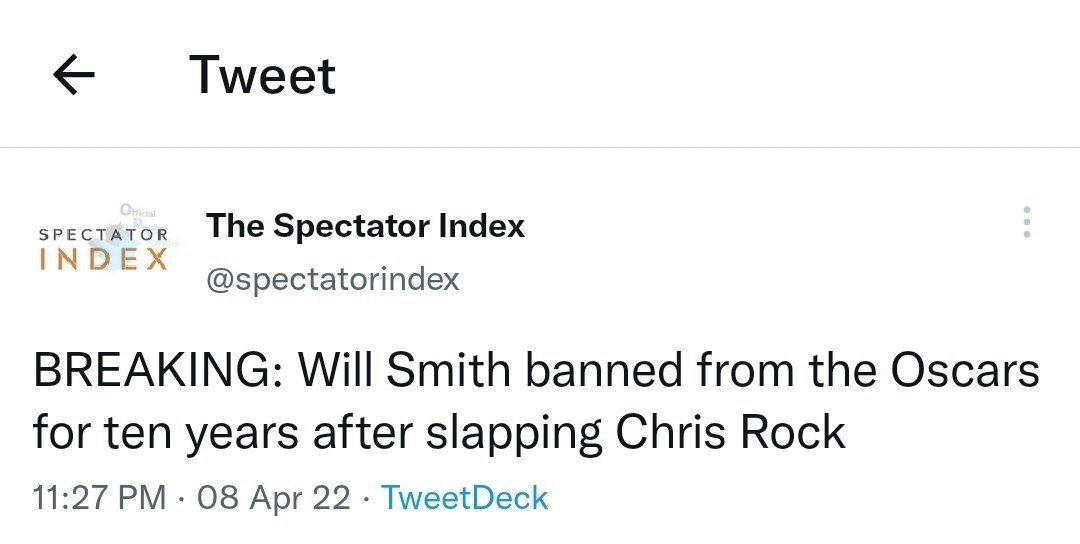 محرومیت 10 ساله ویل اسمیت از اسکار به علت سیلی به کریس راک | دیلی فوتبال