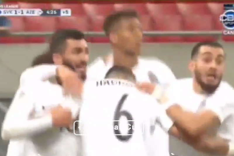 فیلم گل| پیروزی آذربایجان با گلزنی حجت حق وردی در دقیقه 95 در لیگ ملت های اروپا | دیلی فوتبال