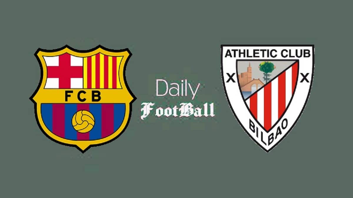 پخش زنده بازی بارسلونا و اتلتیک بیلبائو امشب شنبه 3 شهریور 1403 پخش زنده بازی بارسلونا و اتلتیک بیلبائو امشب شنبه 3 شهریور 1403 | دیلی فوتبال