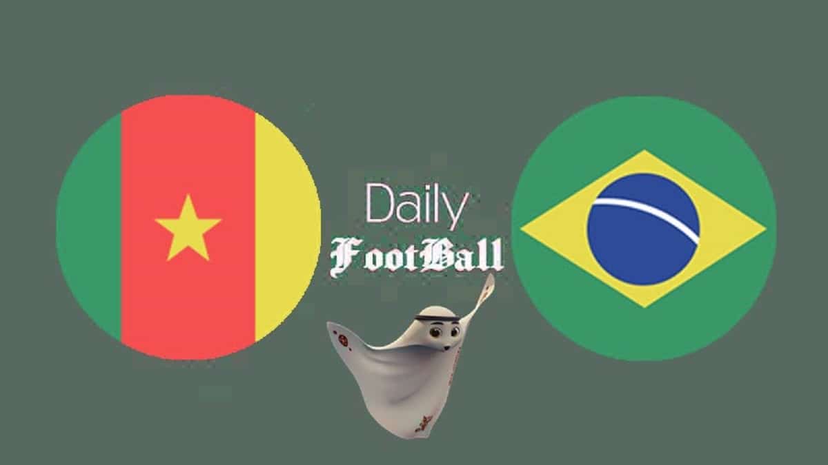 ساعت پخش زنده بازی برزیل و کامرون امشب جمعه 11 آذر 1401 | دیلی فوتبال