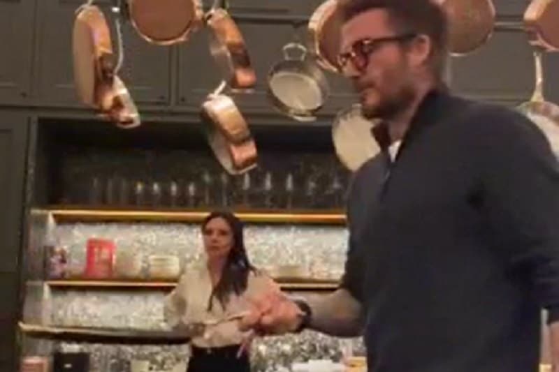 فیلم| آشپزی دیوید بکام در حضور همسرش ویکتوریا | دیلی فوتبال