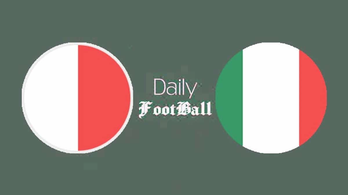 پخش زنده بازی ایتالیا و مالت امشب یکشنبه 6 فروردین 1402 | دیلی فوتبال