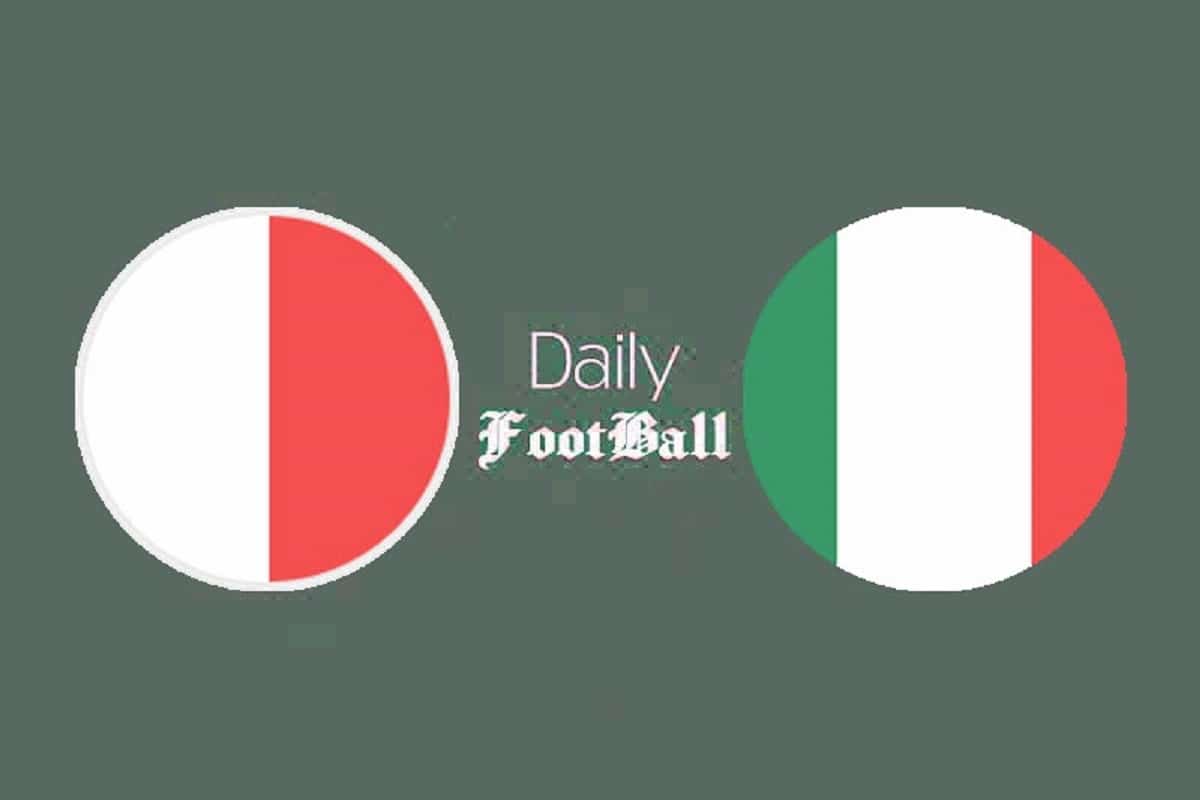پخش زنده بازی ایتالیا و مالت امشب یکشنبه 6 فروردین 1402 | دیلی فوتبال
