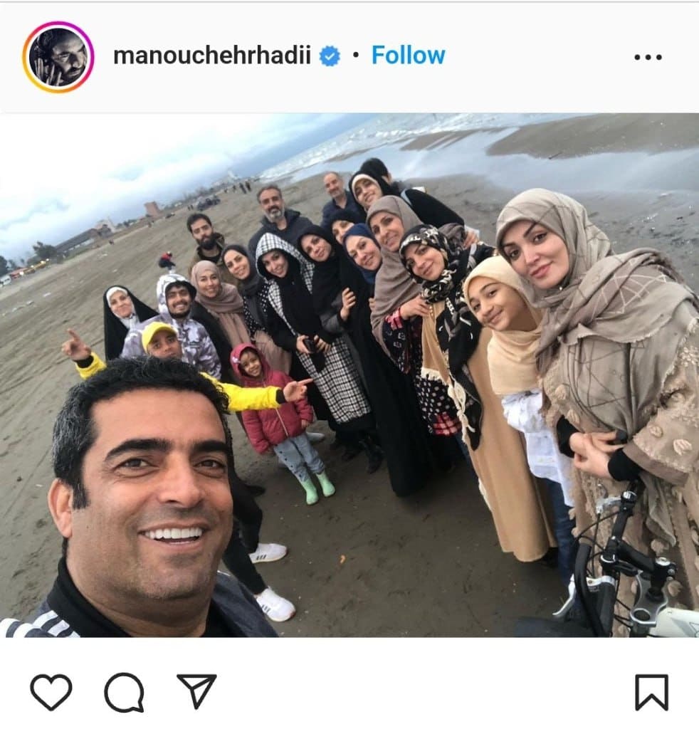 عکس| حمله سایبری ها به منوچهر هادی به خاطر حجاب | دیلی فوتبال