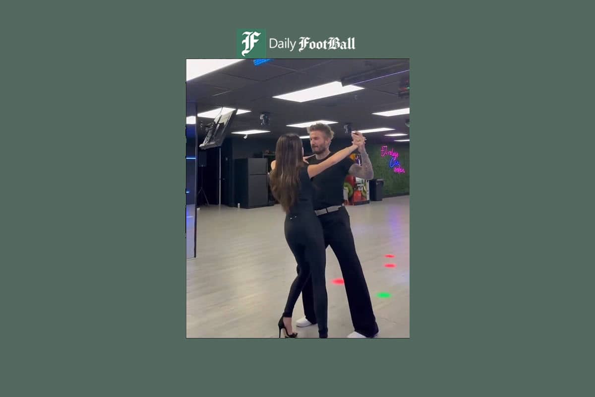 فیلم| رقص ایرانی دیوید بکام و همسرش با آهنگ ایوان بند | دیلی فوتبال