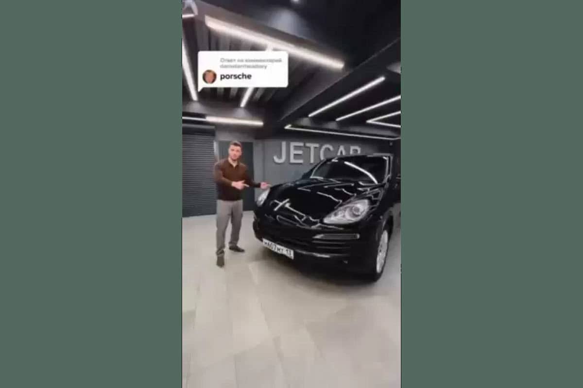 فیلم| تخریب باورنکردنی پورشه ماکان توسط یک بلاگر | دیلی فوتبال