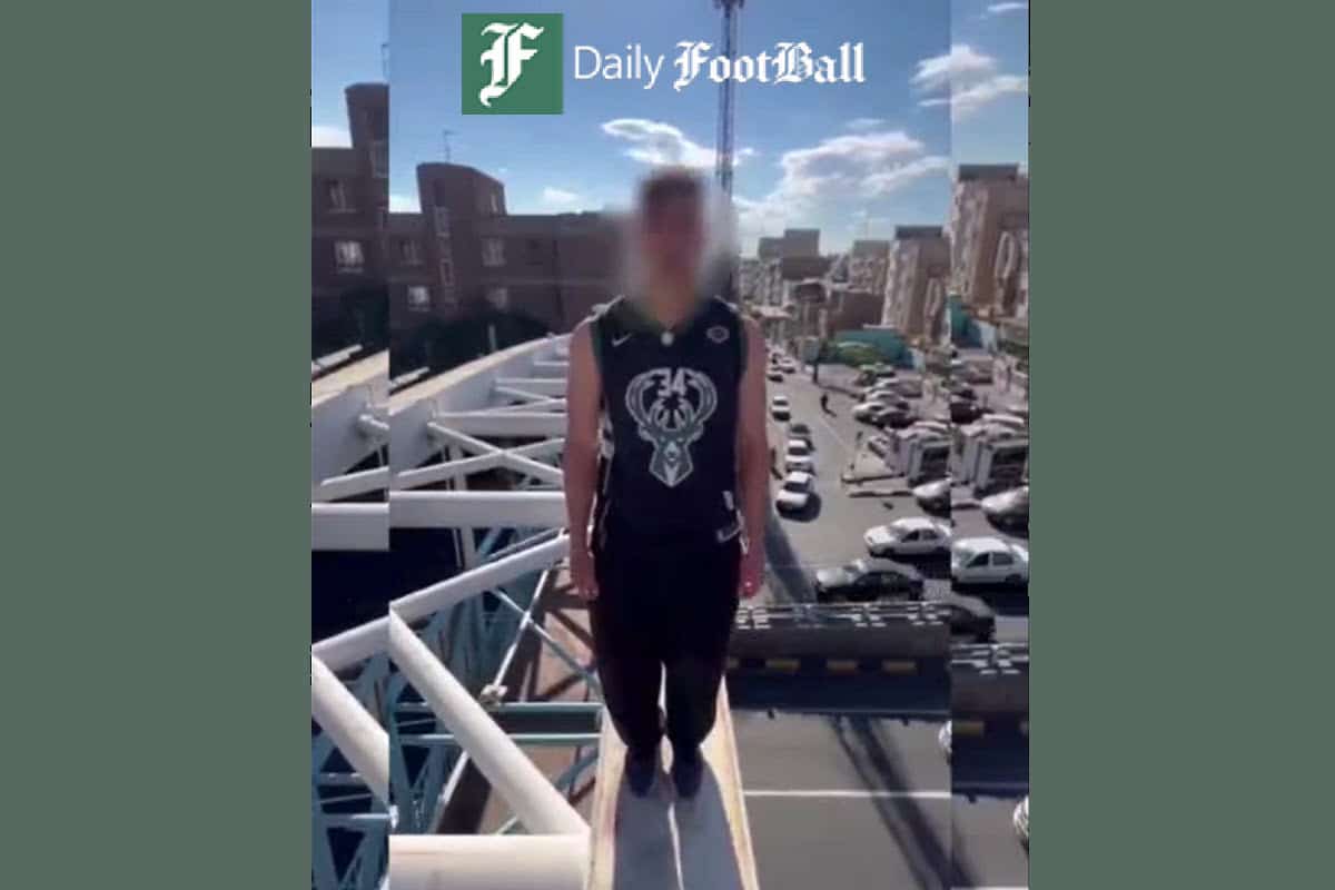 فیلم| یک قدم تا سقوط؛ اقدام جنون آمیز پارکورکار تهرانی روی پل نواب! | دیلی فوتبال