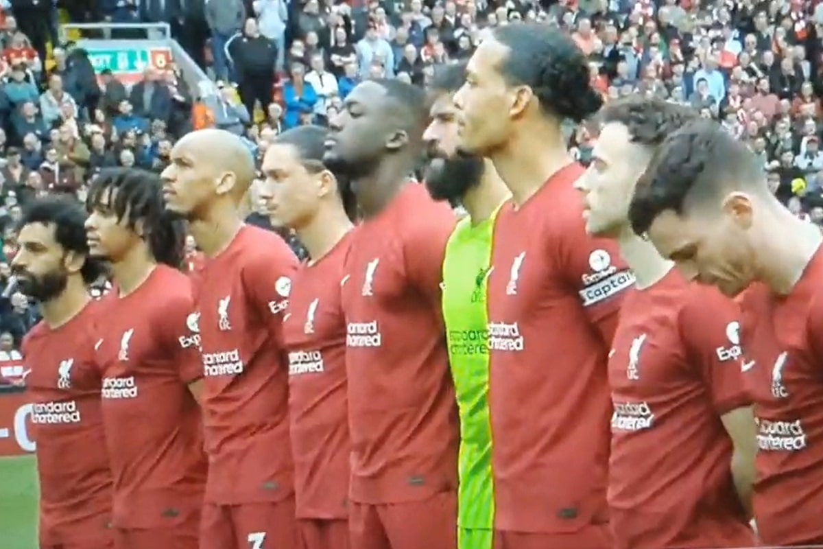 فیلم| امتناع بازیکنان لیورپول از خواندن سرود ملی انگلیس در اعتراض به تاجگذاری چارلز سوم فیلم| امتناع بازیکنان لیورپول از خواندن سرود ملی انگلیس در اعتراض به تاجگذاری چارلز سوم | دیلی فوتبال