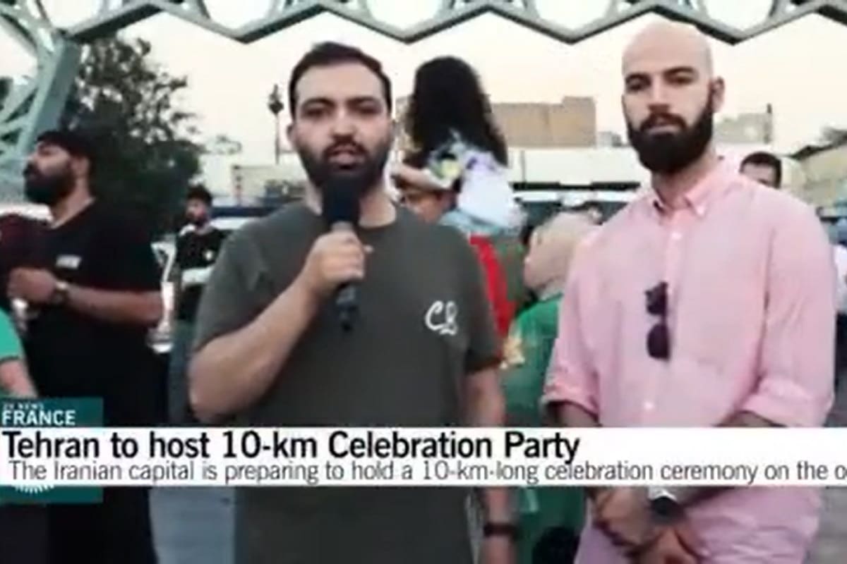 فیلم| جواب دندان شکن ملت ایران به خبرنگار فرانس 24 در مهمونی 10 کیلومتری غدیر | دیلی فوتبال