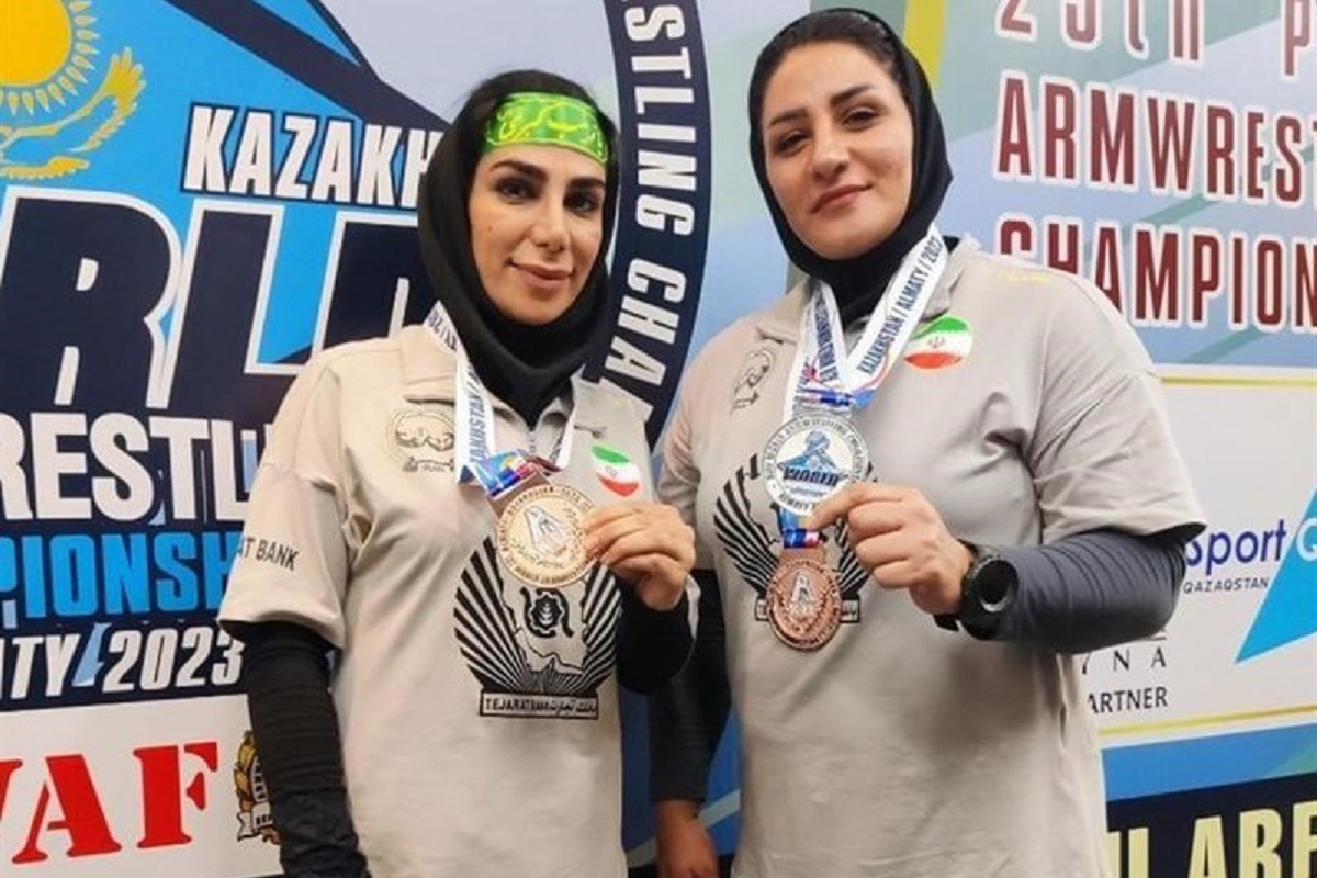 عکس| کسب مدال جهانی مچ اندازی زنان با سربند یا زینب کبری (س) | دیلی فوتبال