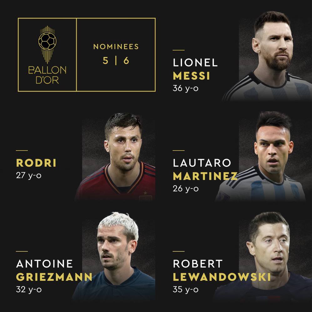 نامزدهای نهایی دریافت جایزه توپ طلا 2023 نامزدهای نهایی دریافت جایزه توپ طلا 2023 | دیلی فوتبال