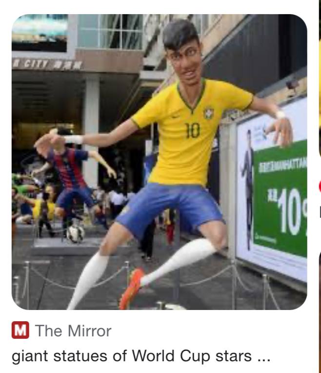 عکس| نصب مجسمه نیمار در هتل اسپیناس پالاس تهران؟ | دیلی فوتبال