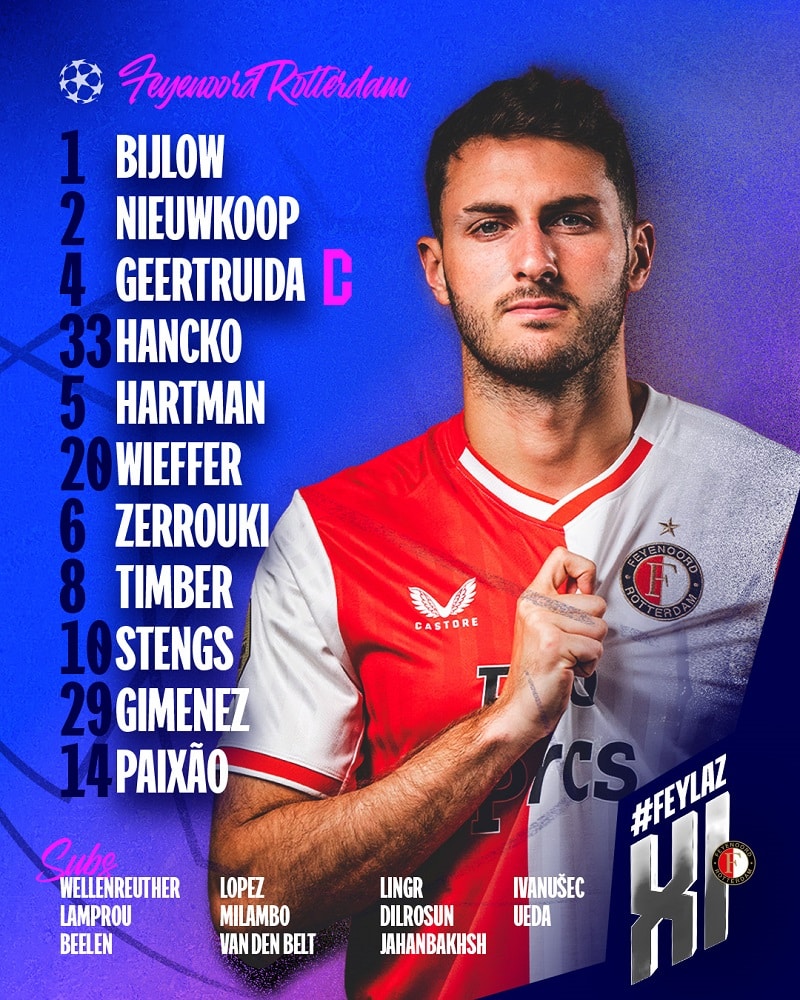 علیرضا جهانبخش روی نیمکت فاینورد مقابل لاتزیو برای بازی امشب 3 آبان 1402 علیرضا جهانبخش روی نیمکت فاینورد مقابل لاتزیو برای بازی امشب 3 آبان 1402 | دیلی فوتبال