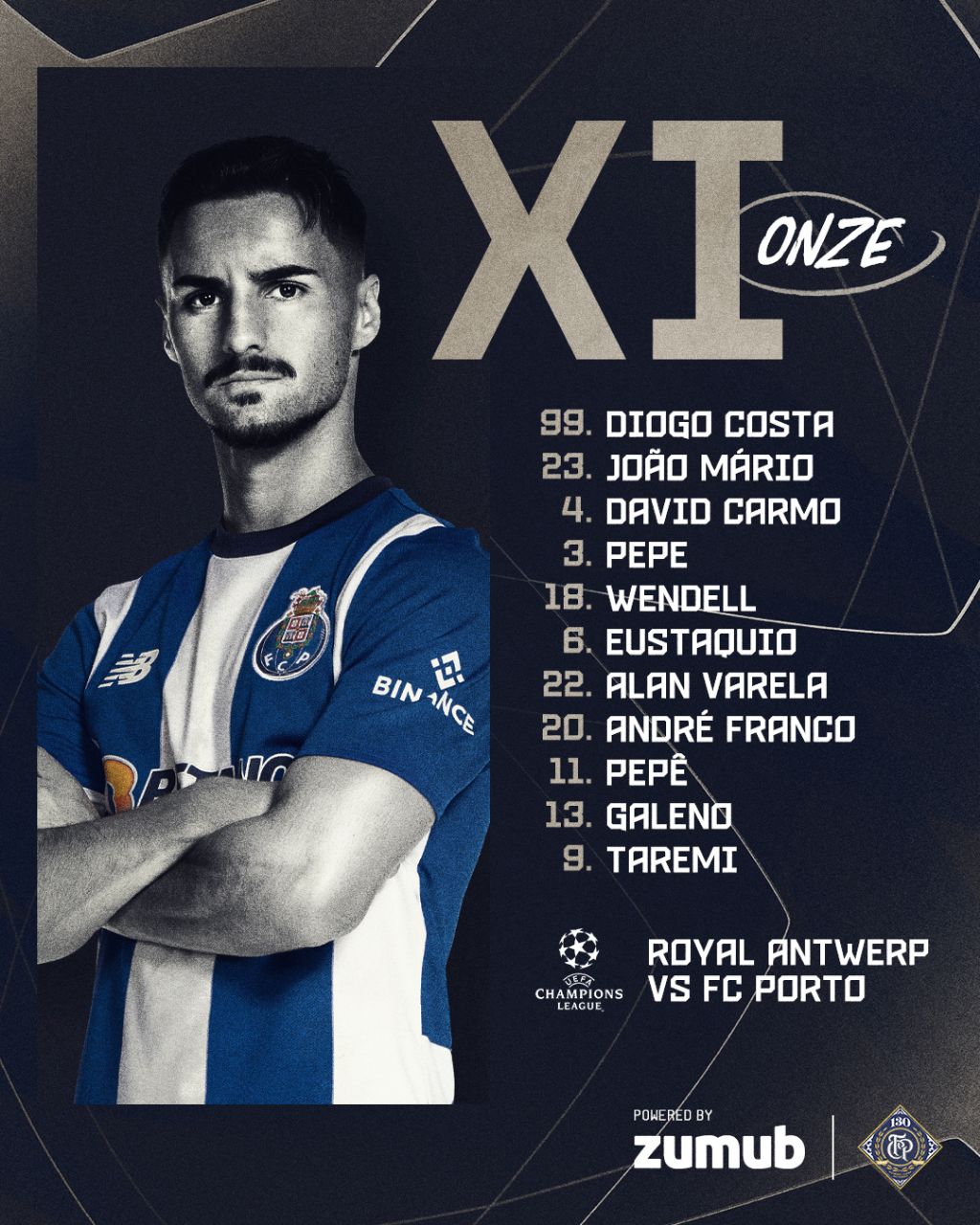 مهدی طارمی در ترکیب پورتو مقابل آنتورپ برای بازی امشب 3 آبان 1402 | دیلی فوتبال