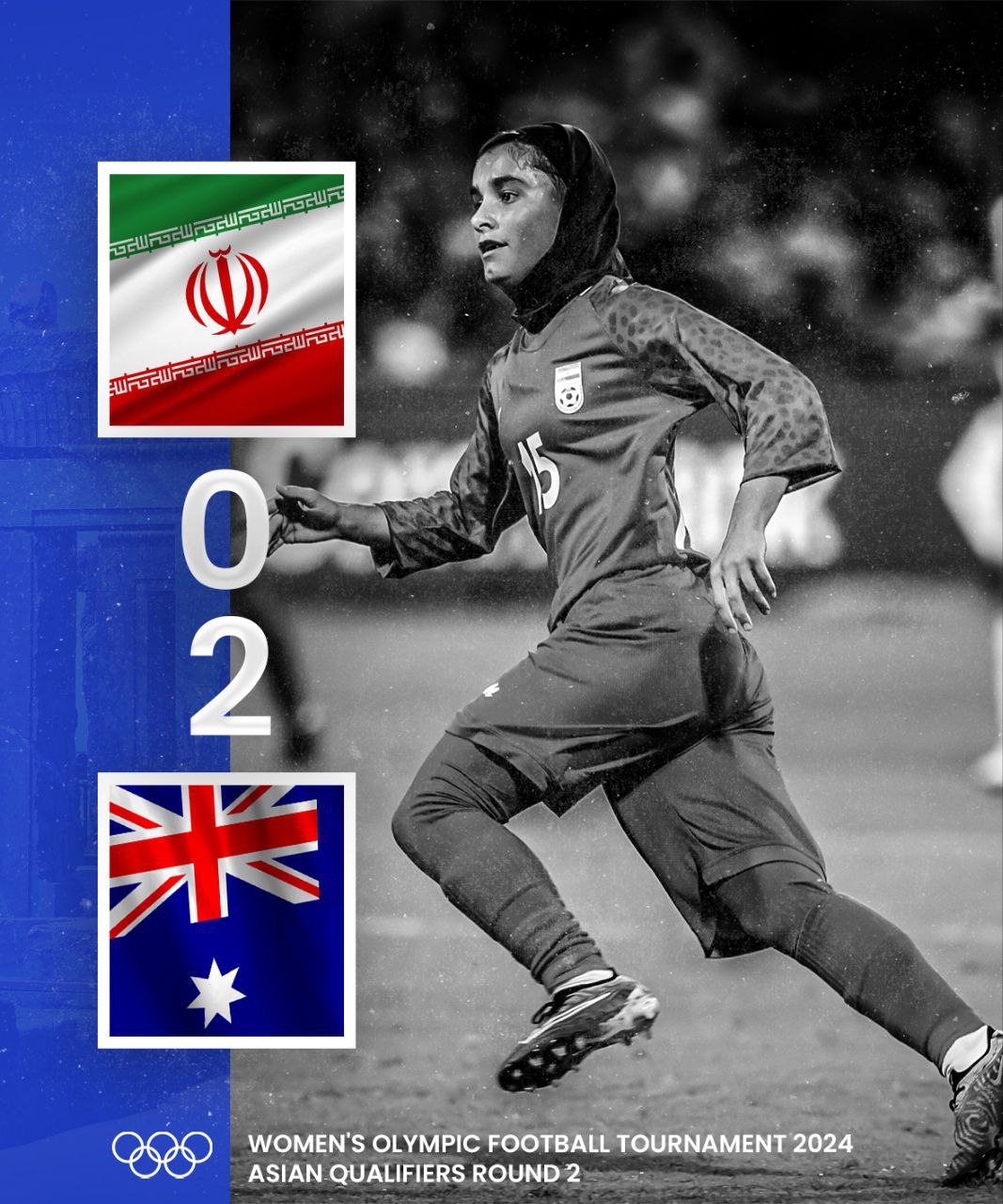 نتیجه و خلاصه بازی زنان ایران و استرالیا در انتخابی المپیک امروز پنجشنبه 4 آبان 1402 نتیجه و خلاصه بازی زنان ایران و استرالیا در انتخابی المپیک امروز پنجشنبه 4 آبان 1402 | دیلی فوتبال