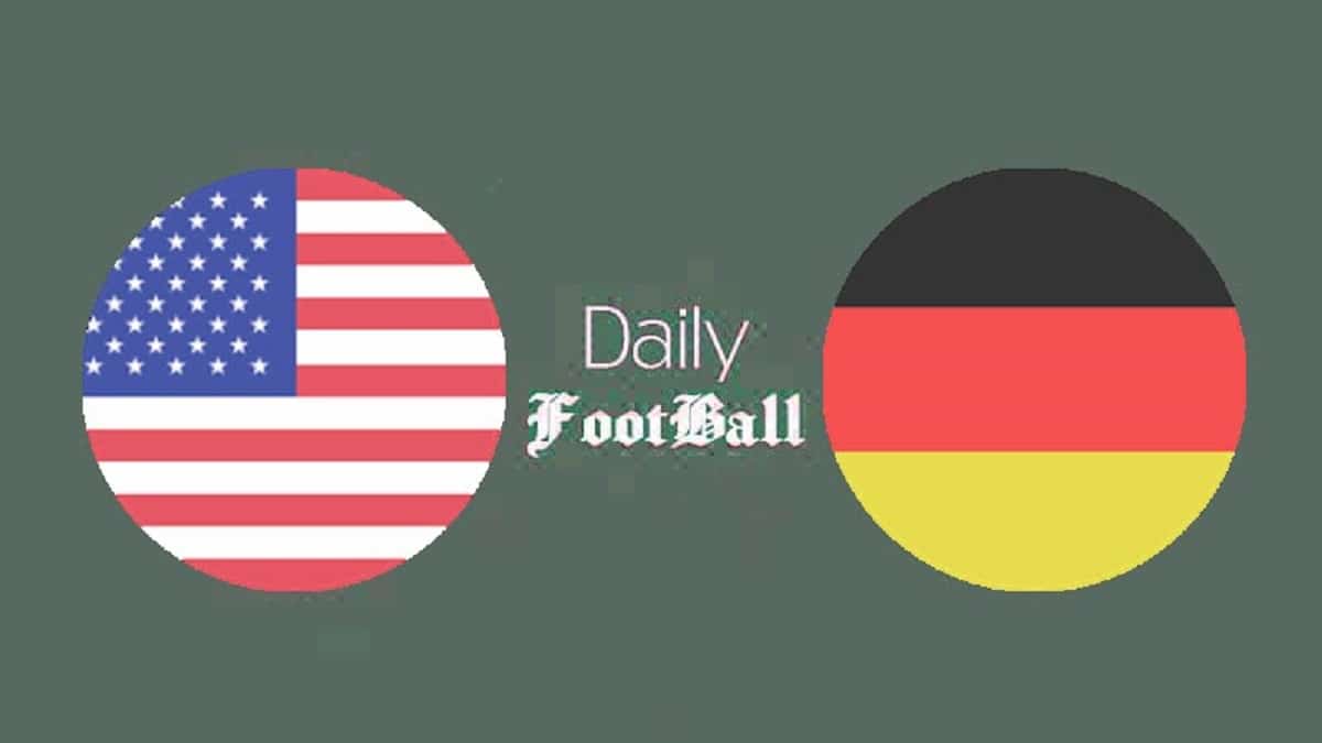 پخش زنده بازی آمریکا و آلمان امشب شنبه 22 مهر 1402 پخش زنده بازی آمریکا و آلمان امشب شنبه 22 مهر 1402 | دیلی فوتبال