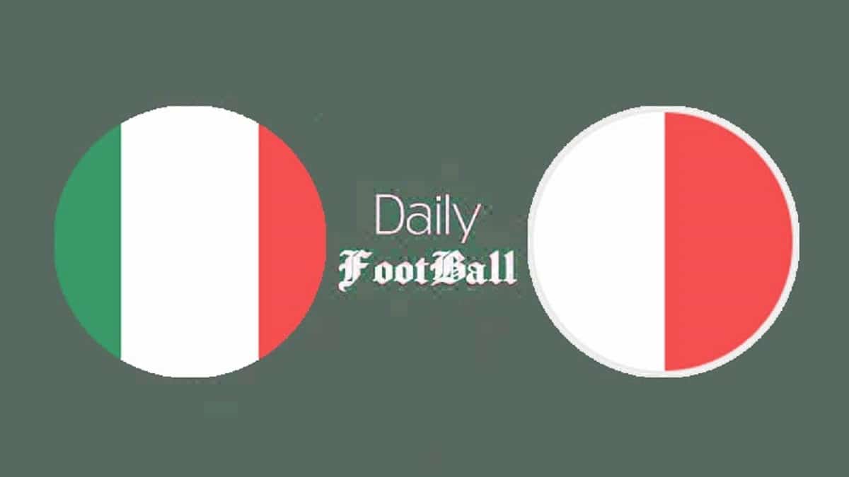 پخش زنده بازی ایتالیا و مالت امشب شنبه 22 مهر 1402 | دیلی فوتبال