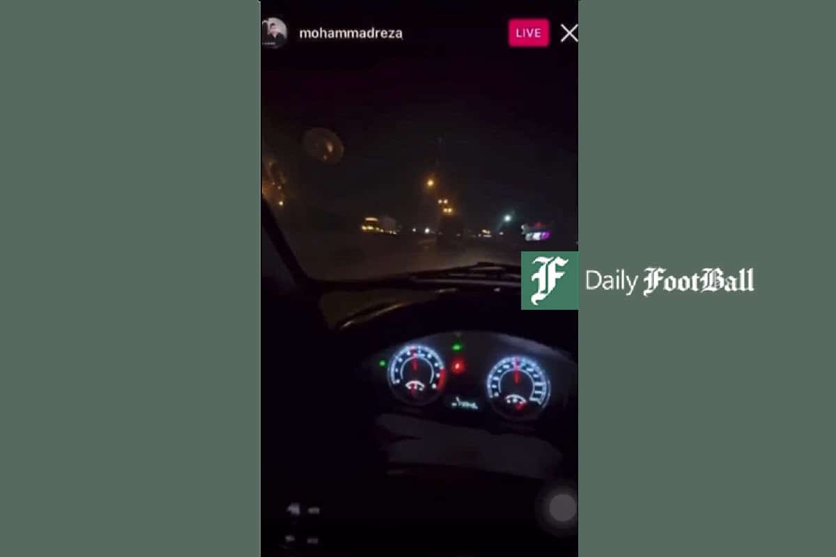 فیلم| عاقبت لایو گرفتن هنگام رانندگی | دیلی فوتبال