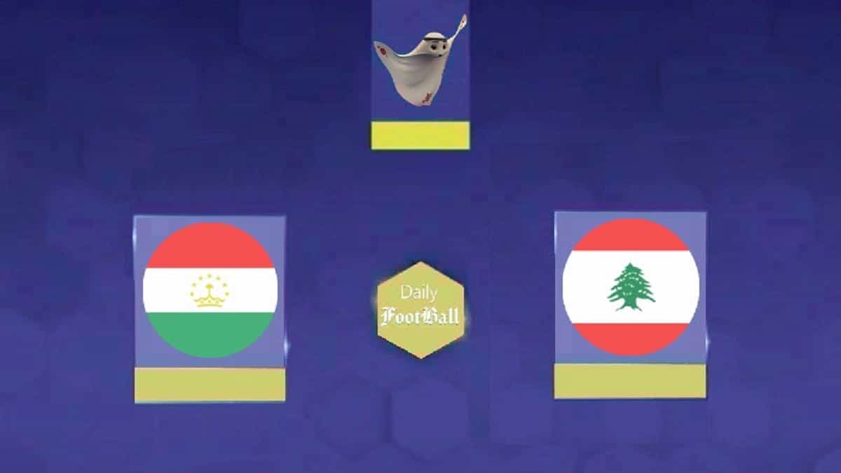 نتیجه بازی تاجیکستان و لبنان در مرحله گروهی جام ملت های آسیا | دیلی فوتبال