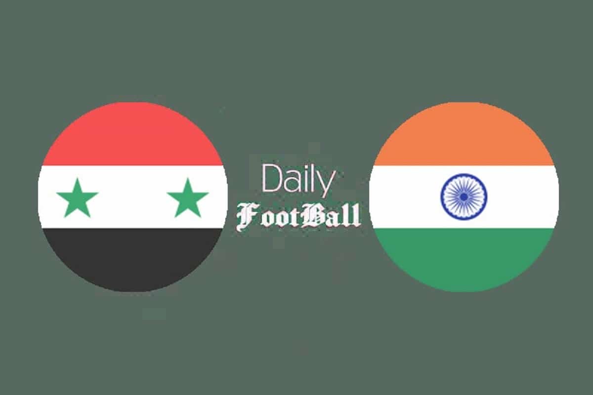 پخش زنده بازی سوریه و هند امروز سه شنبه 3 بهمن 1402 | دیلی فوتبال