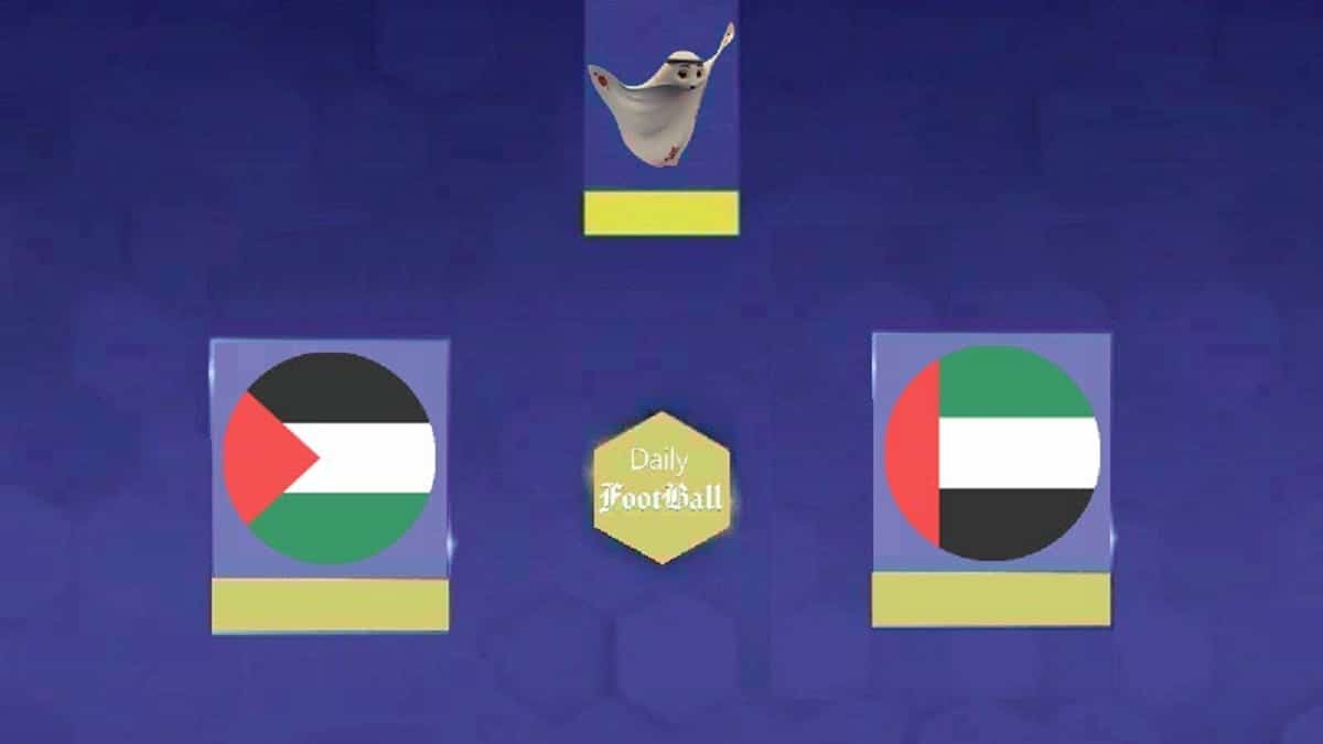 نتیجه بازی فلسطین و امارات در مرحله گروهی جام ملت های آسیا نتیجه بازی فلسطین و امارات در مرحله گروهی جام ملت های آسیا | دیلی فوتبال