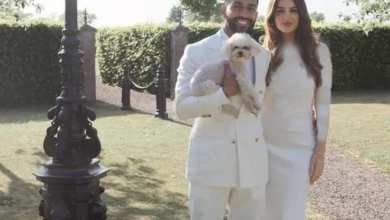 عکس| همسر بی حجاب سامان قدوس تماشاگر ویژه تیم ملی ایران در قطر | دیلی فوتبال