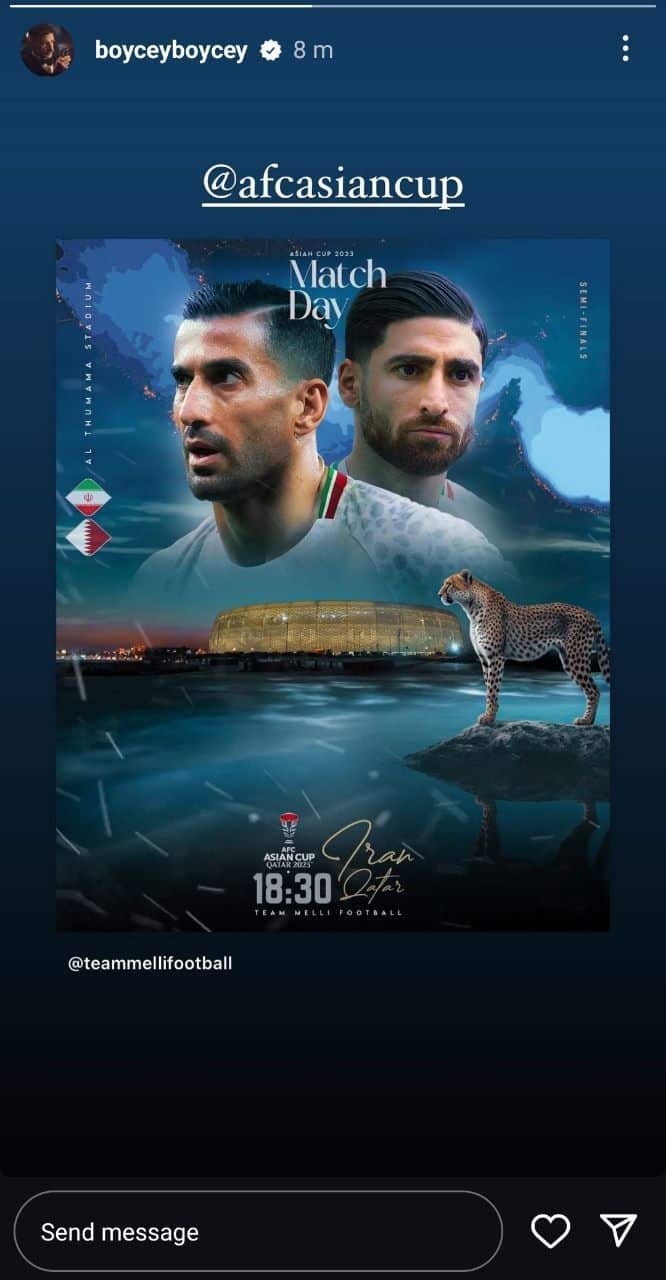 عکس| حمایت آرتور شلبی از تیم ملی ایران عکس| حمایت آرتور شلبی از تیم ملی ایران | دیلی فوتبال