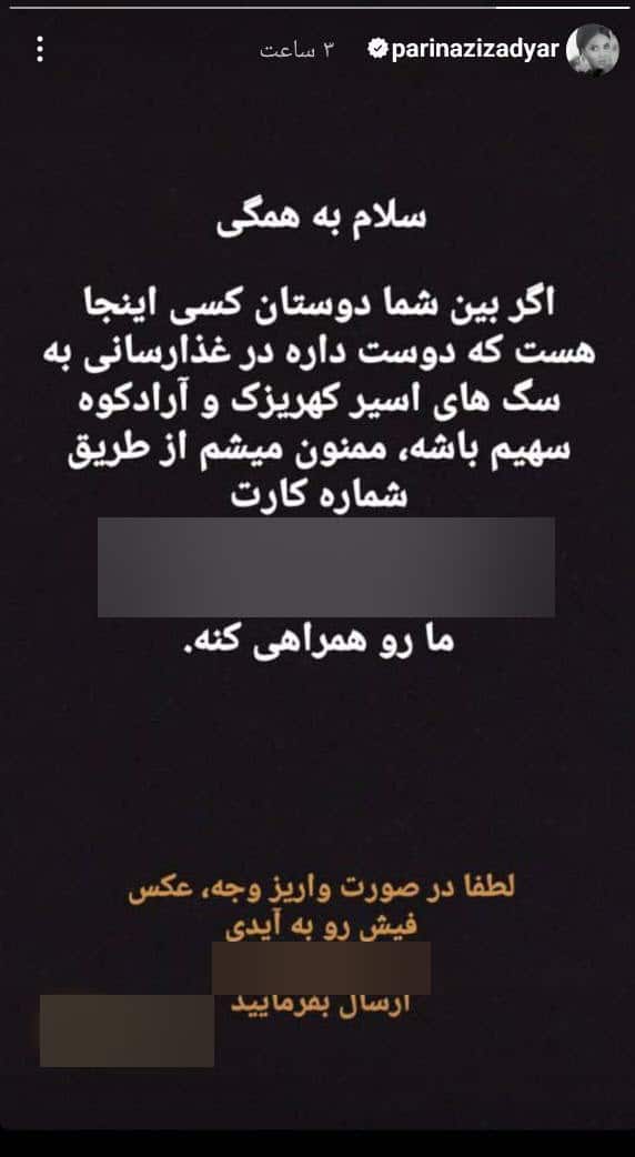 عکس| جنجال پریناز ایزدیار در اینستاگرام؛ سگ های ولگرد واجب تر از سیل زدگان سیستان و بلوچستان | دیلی فوتبال