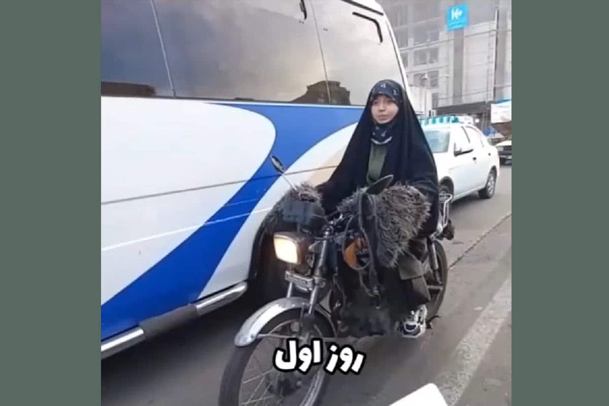 فیلم| موتورسواری زن محجبه جنجالی شد | دیلی فوتبال