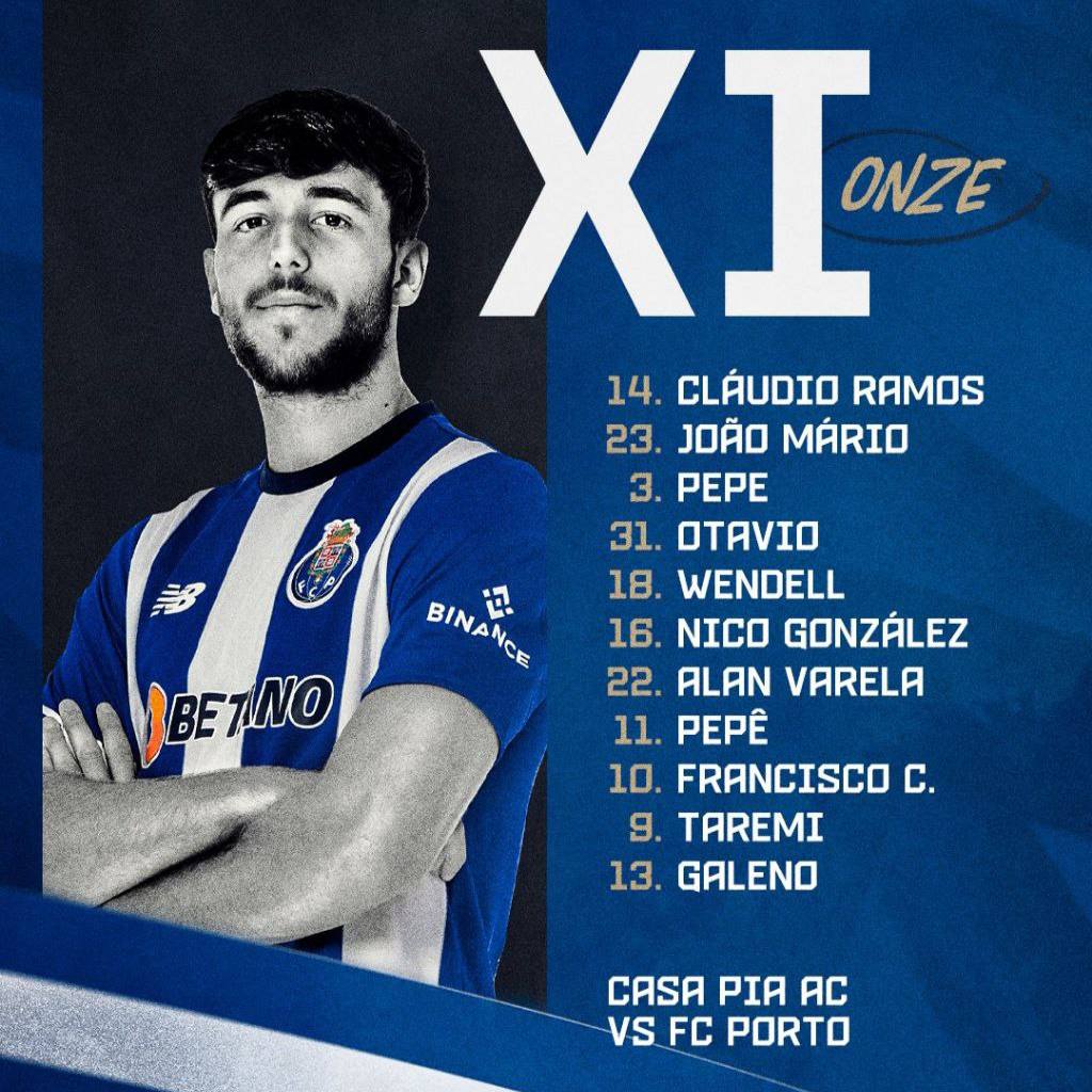 مهدی طارمی در ترکیب پورتو مقابل کاساپیا برای بازی امشب 2 اردیبهشت 1403 | دیلی فوتبال