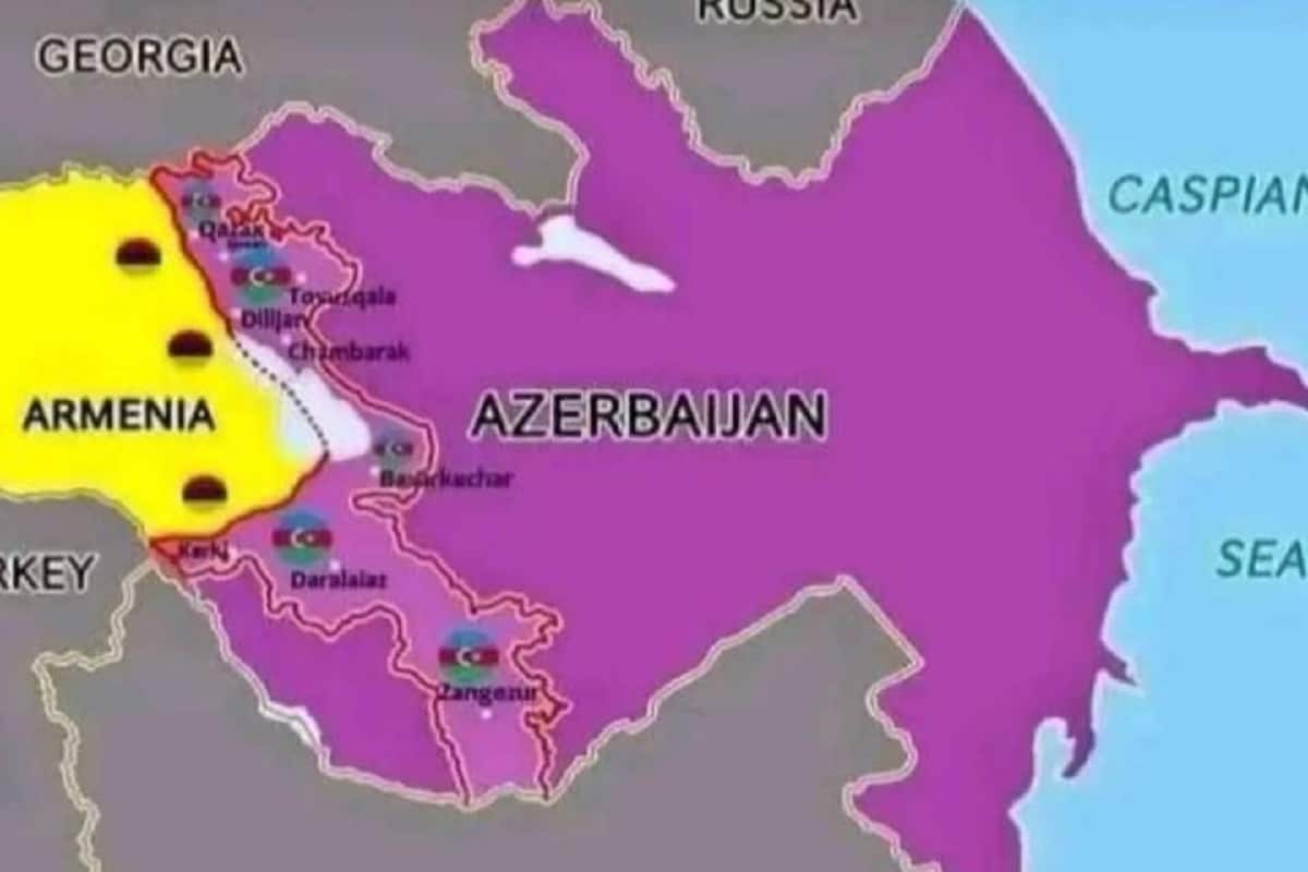 عکس| توهم رسانه های جمهوری آذربایجان درباره نقشه این کشور در سال 2025 عکس| توهم رسانه های جمهوری آذربایجان درباره نقشه این کشور در سال 2025 | دیلی فوتبال