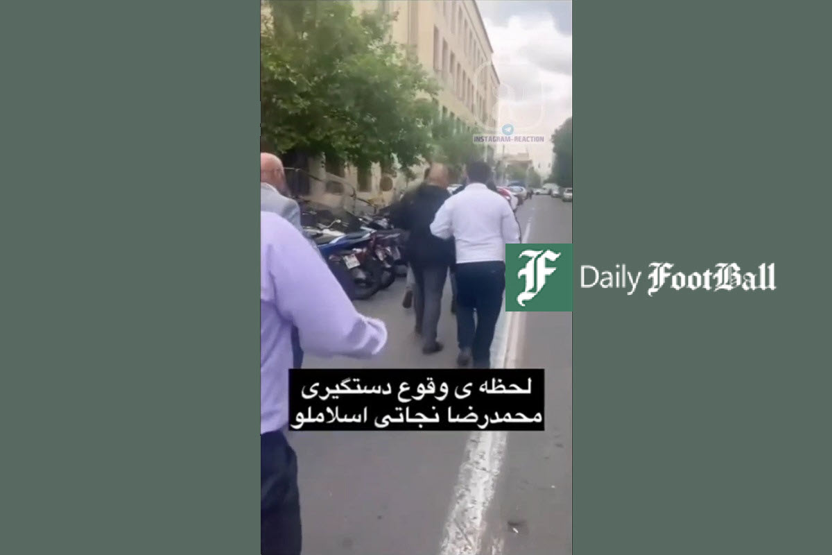 فیلم| لحظه دستگیری محمدرضا نجاتی اسلاملو متهم ردیف اول پرونده مرگ مشکوک زهره فکور صبور | دیلی فوتبال