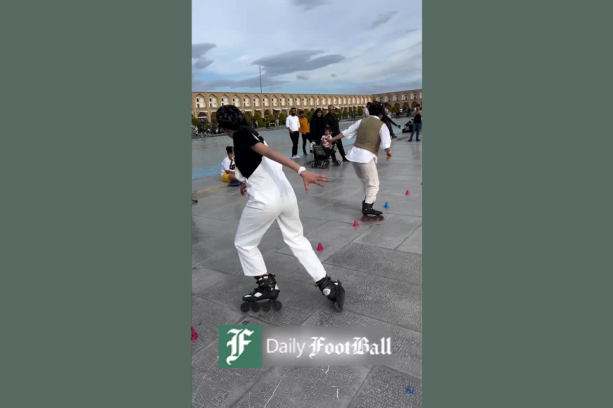 فیلم| هنجارشکنی دختران بی حجاب با اسکیت سواری در اصفهان | دیلی فوتبال