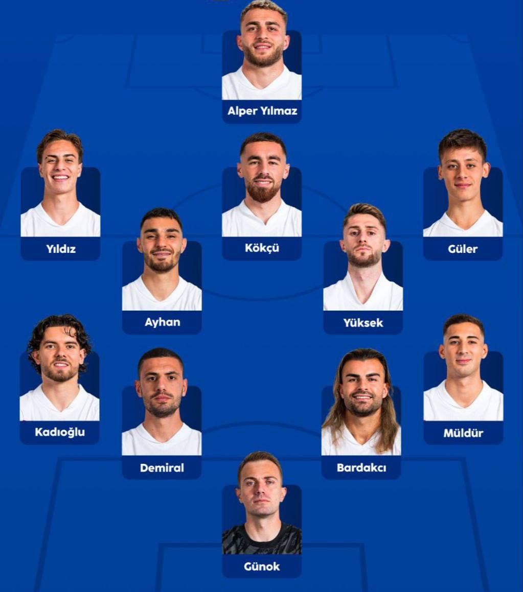 ترکیب تیم ملی ترکیه مقابل اتریش برای بازی امشب 12 تیر 1403 | دیلی فوتبال