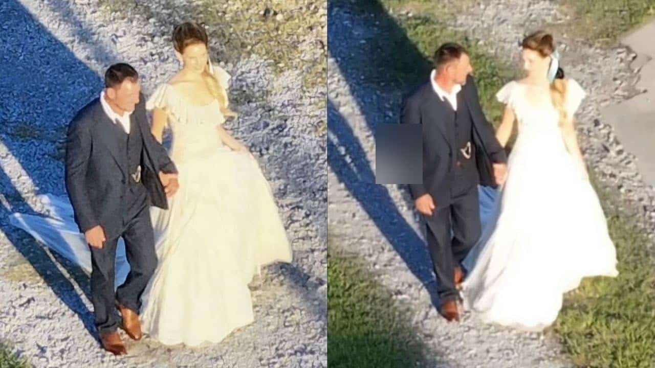 عکس| مراسم ازدواج ساده «لانا دل ری» خواننده مشهور آمریکایی و همسرش | دیلی فوتبال