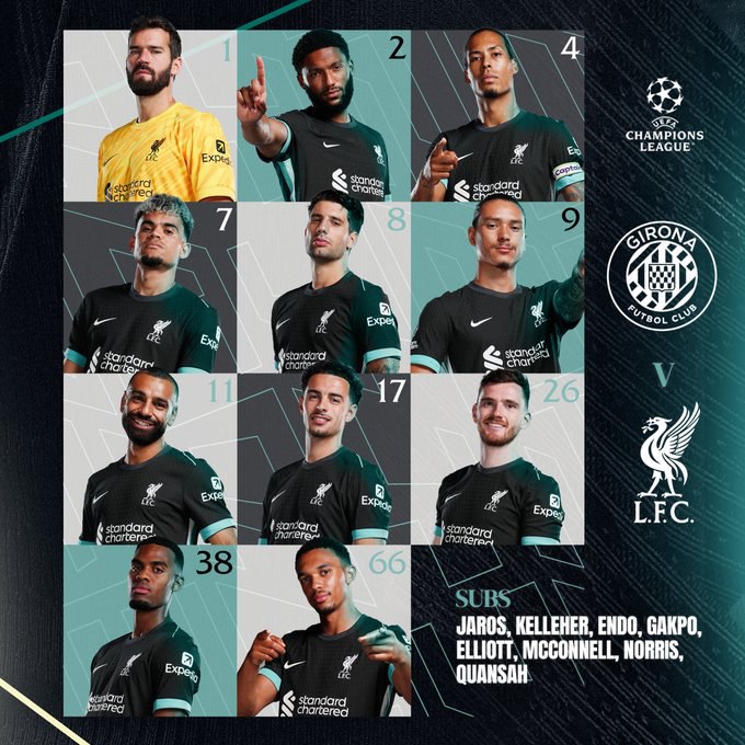 ترکیب لیورپول مقابل خیرونا برای بازی امشب 20 آذر 1403 ترکیب لیورپول مقابل خیرونا برای بازی امشب 20 آذر 1403 | دیلی فوتبال