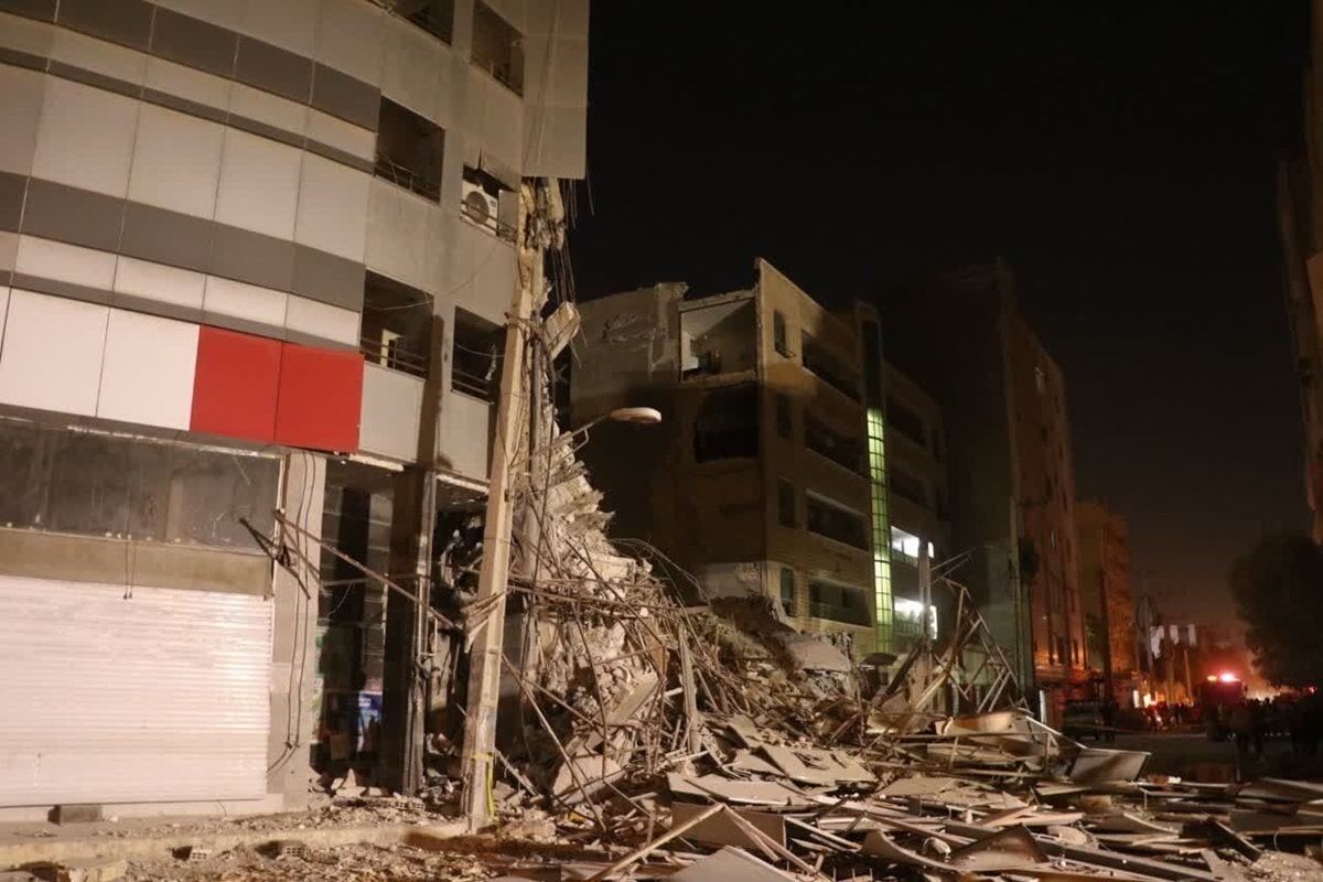 فیلم| اولین تصویر ریزش ساختمان در اهواز منتشر شد | دیلی فوتبال