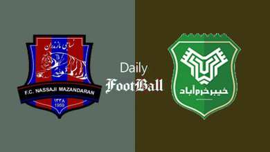 فیلم| خلاصه بازی خیبر خرم آباد و نساجی مازندران امروز پنجشنبه 28 فروردین 1404 فیلم| خلاصه بازی خیبر خرم آباد و نساجی مازندران امروز پنجشنبه 28 فروردین 1404 | دیلی فوتبال