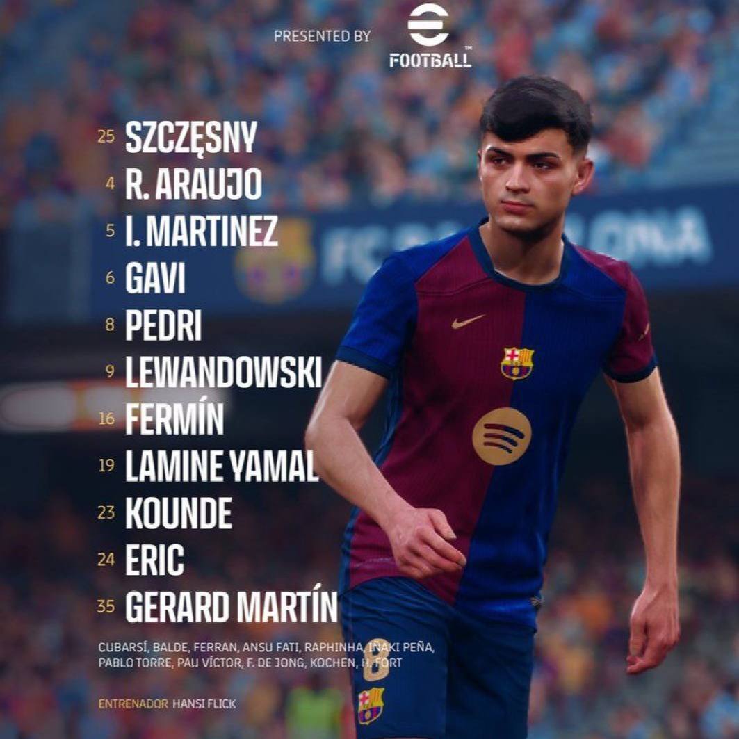 ترکیب بارسلونا مقابل خیرونا برای بازی امروز 10 فروردین 1404 ترکیب بارسلونا مقابل خیرونا برای بازی امروز 10 فروردین 1404 | دیلی فوتبال