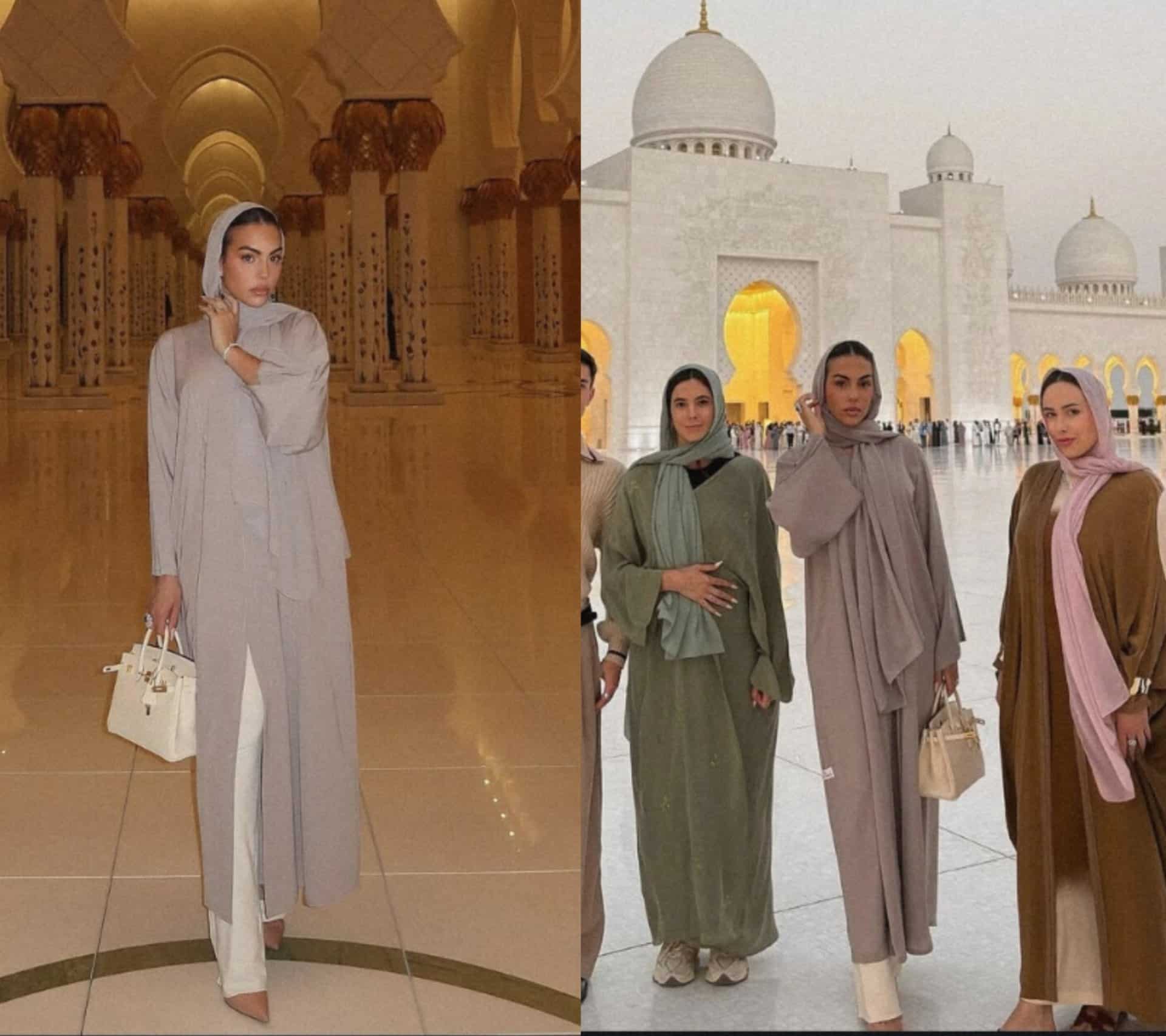 عکس| حجاب جورجینا رودریگز در مسجد شیخ زاید | دیلی فوتبال