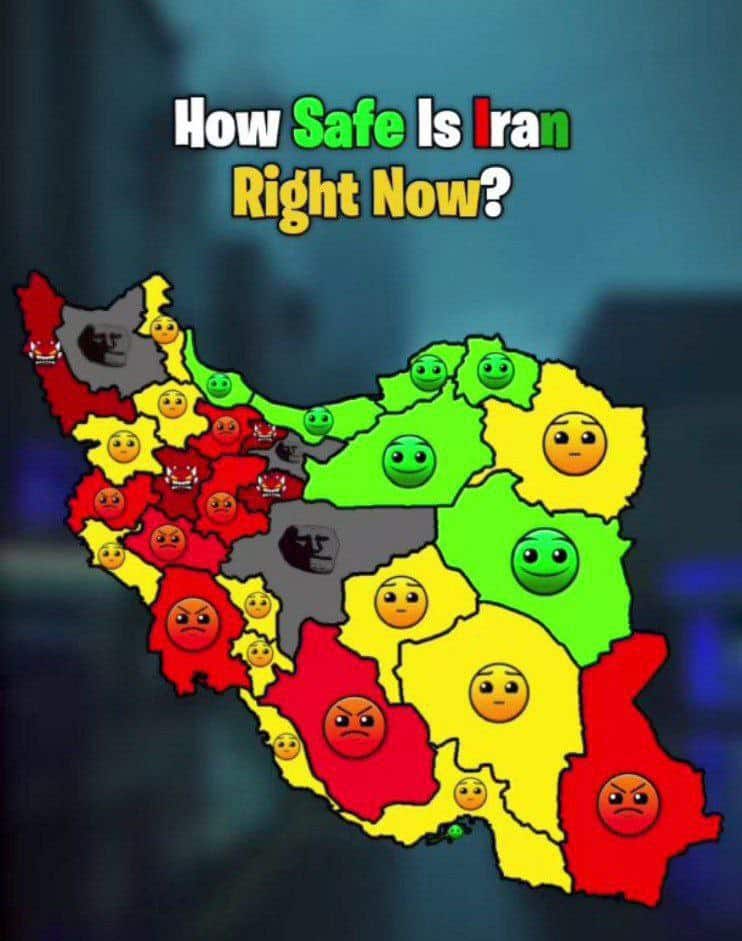 عکس| امن ترین شهر های ایران در زمان جنگ با اسرائیل | دیلی فوتبال