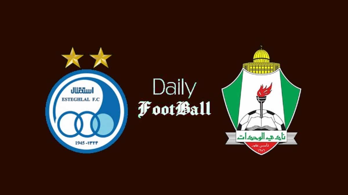 ساعت بازی استقلال و الوحدات امروز چهارشنبه 14 آبان 1404 ساعت بازی استقلال و الوحدات امروز چهارشنبه 14 آبان 1404 | دیلی فوتبال