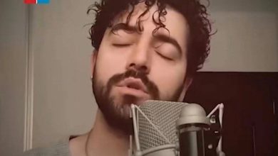 عکس| واکنش آمنه سادات ذبیح پور به آهنگ جدید شروین حاجی پور | دیلی فوتبال